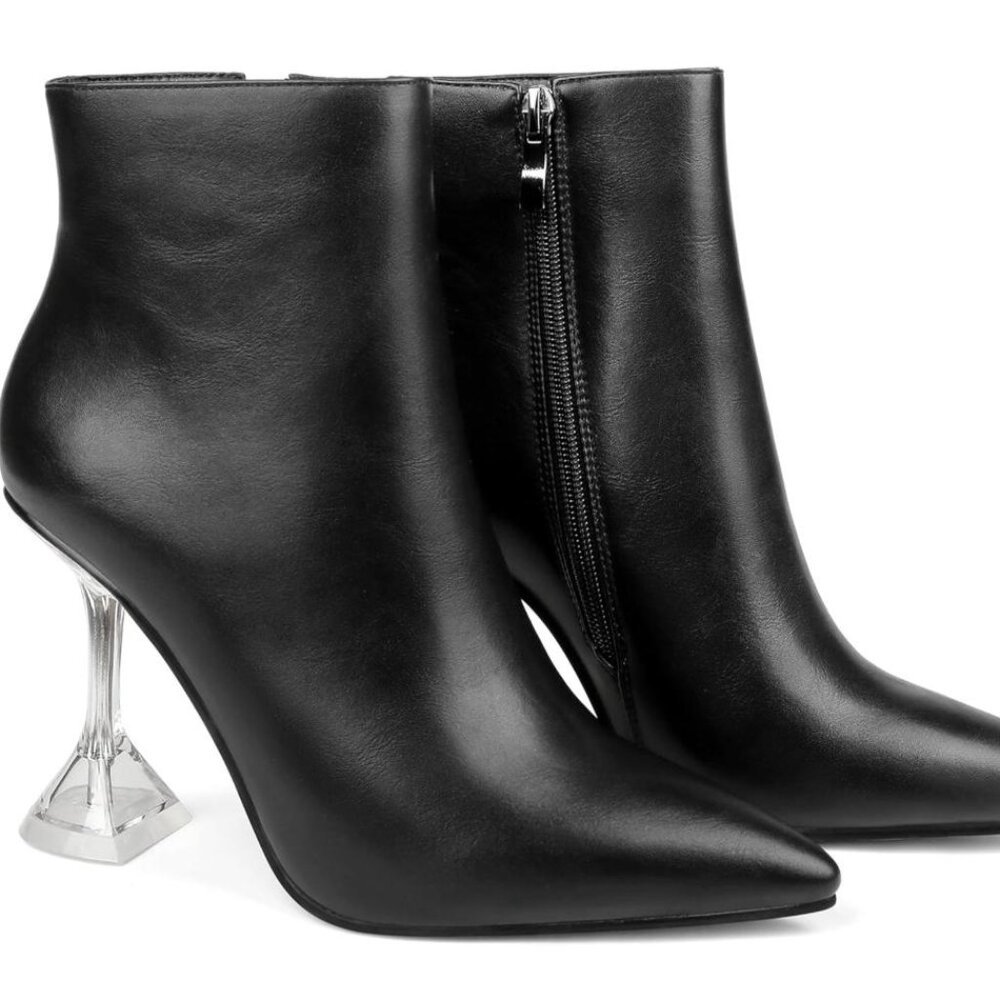 Closed Pointed Toe Ankle Boots